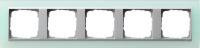 Gira 0215 51 Установочная рамка Gira Event Opaque Салатовый с промежуточной рамкой &quot;алюминий&quot;