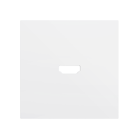 Zennio ZS70CHMW ZS70, Защитная накладка для разъема HDMI 70x70 мм, Матовый белый