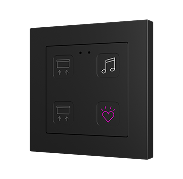 Оборудование Zennio ZVITR55X4 Емкостный сенсорный переключатель с RGB-подсветкой (55 x 55 мм) Tecla RGB 55 по выгодной цене. Купить в Москве со скидкой.