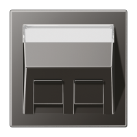 Jung AL 569-30 BF PL AN L Kрышка с полем для надписи 9 x 51 мм