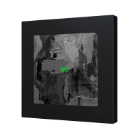 Zennio ZVIFR55X1C360 Плоский RGB 55 X1 Стеклянная емкостная кнопка 55x55, 1 кнопка, 360° настройка