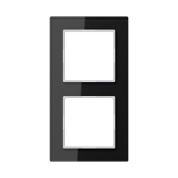 Jung AC 582 GL SW Стеклянная рамка