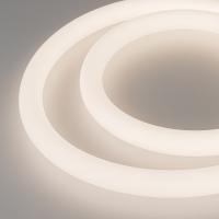 Arlight 036272 Светодиодная лента герметичная MOONLIGHT-SIDE-A336-D25mm 24V Day4000 360deg (14.4 W/m, IP65, 2835, 5m, wire x2) (Arlight, Боковой вывод кабеля)