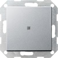 Gira 012426 Кнопочный контрольный выключатель 10 AX 250 В~ с вертикально расположенной клавишейУниверсальный выключатель/перекрестный переключатель