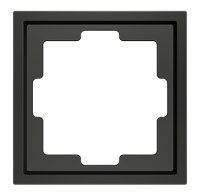 Zennio Рамка 70 x 70 для розеток, ZS70, цвет: Антрацит ZS70FR1A