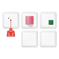 Jung NRS CD 0834-2 WW Набор системы срочного вызова с ИБП