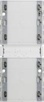 Gira 511200 Сенсорный выключатель 3 KNX Basis, 2-клавишн. (1+1)System 55, с Присутствует кнопка ввода в эксплуатацию