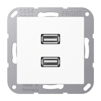 Jung MA A 1153 WW 2 x USB 2.0