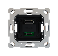 Zennio ZSI2UCA + ZS55C2UCAY Двойное зарядное устройство USB C+A 5 В / 3,5 А ZS55 – USB C+A Charger