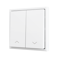 Zennio ZS702PB2S ZS70, Двойная мягкая кнопка для 2 бинарных входов 70x70 мм – Серебристый