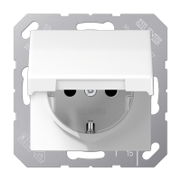 Jung ABAS 1520 KL WW SCHUKO®-розетка 16 A / 250 B ~