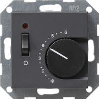 Gira 0393 28 Термостат помещения 24/10 (4) A~ 
с размыкающим контактом, выключателем и контрольной лампочкой