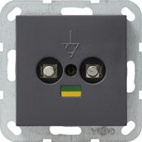 Gira 0405 28 Розетка для выравнивания потенциалов 2-местн.