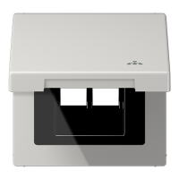 Jung LS 990 BFKL LAN LG Откидная крышка (с возвратной пружиной)