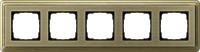 Gira 0215 661 Установочная рамка Gira ClassiX Art Бронза