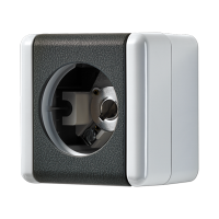 Jung 837-10 W Корпус с патроном для лампы (без плафона)