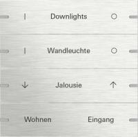 Gira 5034219 Набор клавиш четверн., индивидуально для сенсорного выключателя 4