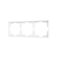 Zennio ZS70FM3MW ZS70, Рамка на 3 розетки, Матовый белый