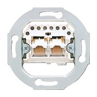 Jung UAE 2X8 UPO Телефонная (UAE) розетка