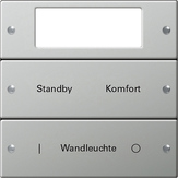 Gira 2142 602 Набор клавиш 2-местн. Plus, с возможностью нанесения надписи