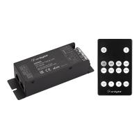 Arlight 035135 Диммер ARL-SYNC-DIM Black (12-24V, 1x25A, ПДУ 14кн, RF, RJ45) (Arlight, IP20 Металл, 3 года)