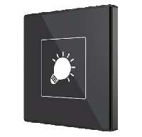 Zennio Square TMD/Выключатель сенсорный KNX, 1/2/4/6 кнопок, термодатчик, термостат, цвет: Цвет на выбор ZVI-SQTMD1-CUS