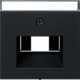 Gira 0284005 Накладка для коммутационной розетки UAE/IAE (ISDN) и коммутационной розетки подключения к сетиС полем для надписи