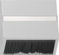 Gira 0682 015 Вставная накладка с адаптерной рамкой для устройств с накладкой (50 x 50 мм) и наклонным выходным отверстием