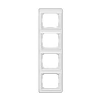 Jung SL 584 WW Рамка из прозрачного акрилового стекла, цветная подложка