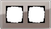 Gira 0212 522 Установочная рамка Gira Esprit Дымчатое стекло C