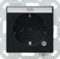 Gira 0452 005 Розетка SCHUKO 16 A 250 В~ с контрольной лампочкой и полем для надписи