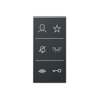 Jung SI V6 A DC ANM Накладка с символами видео