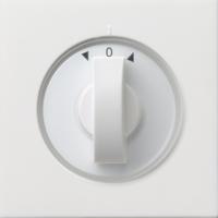 Gira 0666 112 Накладка с поворотной ручкой для реле времени и выключателя или кнопочного выключателя жалюзи