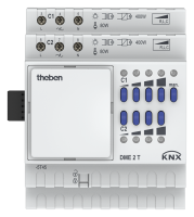 Theben 4930275 2-х канальный универсальный светорегулятор линейки MIX2 DME 2 T KNX