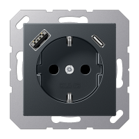 Jung A 1520-15 CA ANM Розетка SCHUKO® с USB-интерфейсом