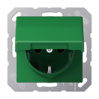 Jung ABAS 1520 BFKL GN SCHUKO®-розетка 16 A / 250 B ~