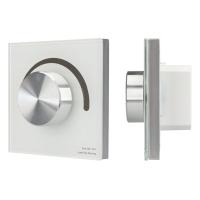 Arlight 028432 Панель SMART-P98-DIM-G-IN White (230V, 1.5A, 0/1-10V, Rotary, 2.4G) (Arlight, Стекло)