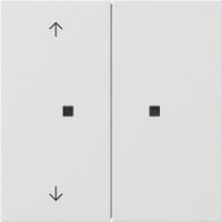 Gira 5175112 Кнопочный выключатель KNX, клавиша двойн., без надписи / с символами стрелок