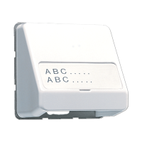 Jung CD 554 WW Kорпус с полем для надписи 23 x 59 мм