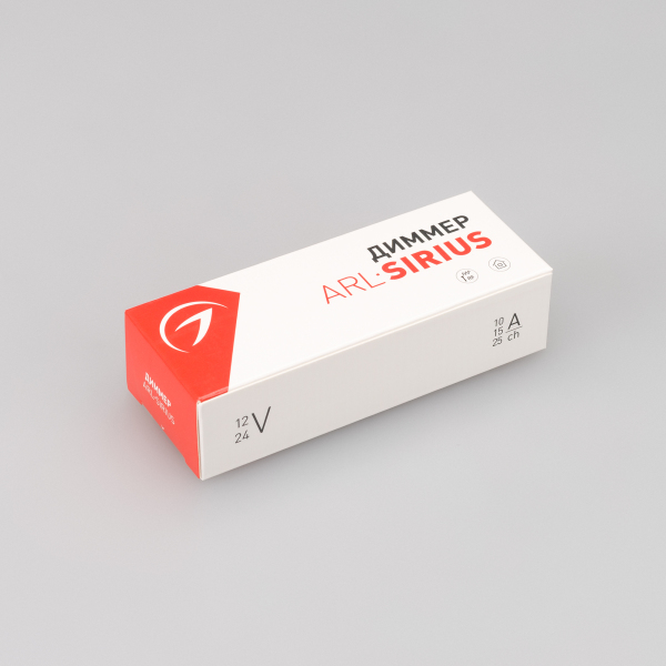 Оборудование Arlight 029928 Диммер ARL-SIRIUS-DIM (12-24V, 1x25A, 2.4G) (Arlight, IP20 Металл, 3 года) по выгодной цене. Купить в Москве со скидкой.
