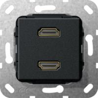 Gira 567210 Вставка HDMI 2-местн.Разветвительный кабель