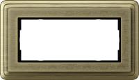 Gira 1002 661 Установочная рамка Gira ClassiX Art Бронза