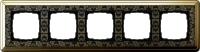 Gira 0215 672 Установочная рамка Gira ClassiX Art Латунь-черный