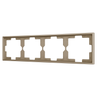 Zennio ZS70FM4C ZS70, Рамка на 4 розетки, Шампанское
