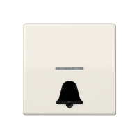 Jung AS 591 K1KO5 Безбарьерная средаKлавиша с рельефным символом «звонок» и окошком