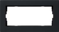 Gira 1002095 Установочная рамка Gira E2 для монтажа заподлицоЧерный матовый