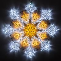 Arlight 034262 Фигура ARD-SNOWFLAKE-M12-900x900-720LED White/Warm (230V, 43W) (Ardecoled, IP65)
