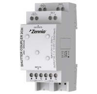 Zennio Shutter Coupler 2CH / Адаптер AC/DC для жалюзийных актуаторов, 2-канальный ZAC-SHUC2C