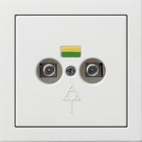 Gira 0405 112 Розетка для выравнивания потенциалов 2-местн.