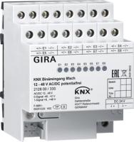Gira 212800 Двоичный вход KNX, 8-канал., 12 - 48 В AC/DC, беспотенциальный